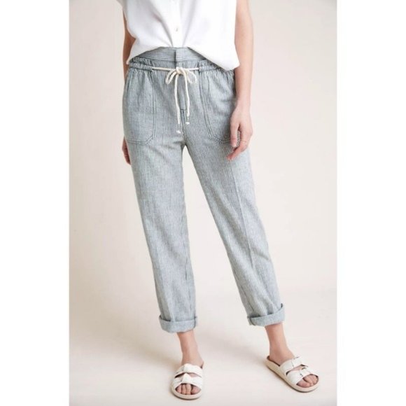 Anthropologie Pants - ANTHROPOLOGIE Seashore Striped Pants Small